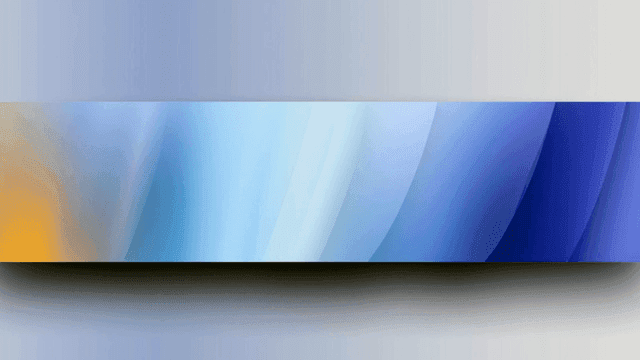 Gradient of blue and yellow hues