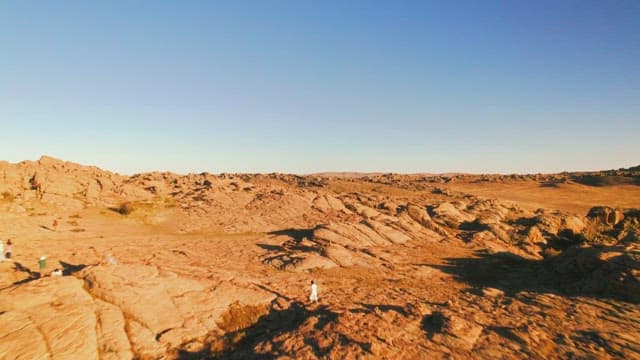 Vast Rocky Desert Landscape