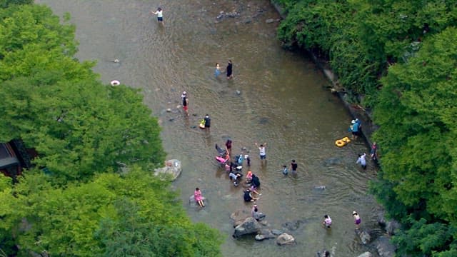 People Enjoying a Day Out by the Valley