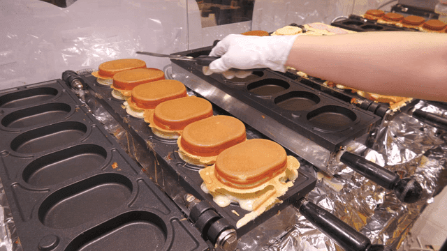 Well-baked brown egg bread