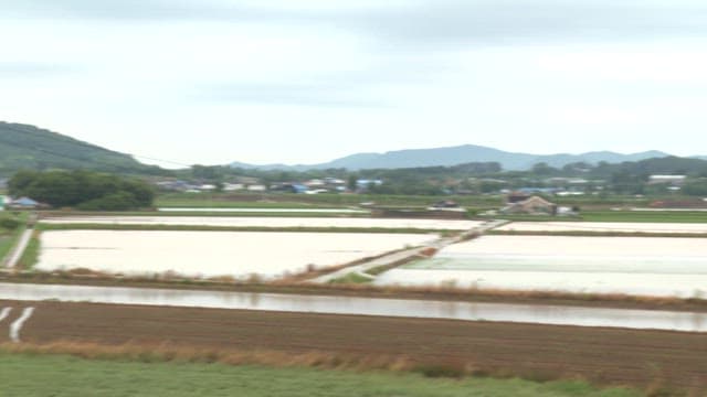 Overcast Day Over Rural Farmlands