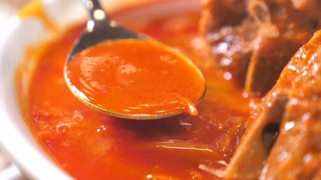 Gamjatang with Soft Pork Backbone Inside