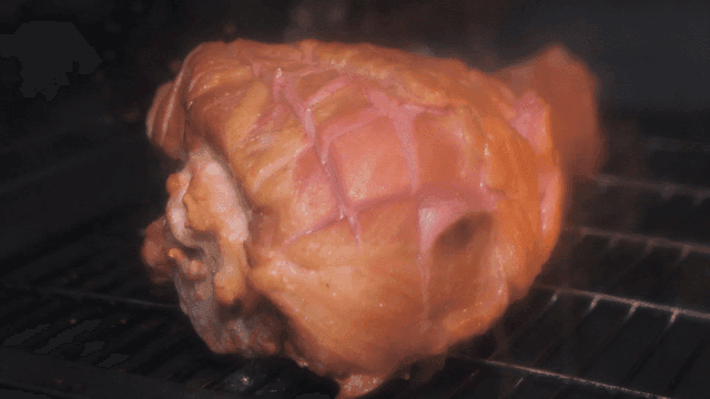 Oven-baked turkey legs