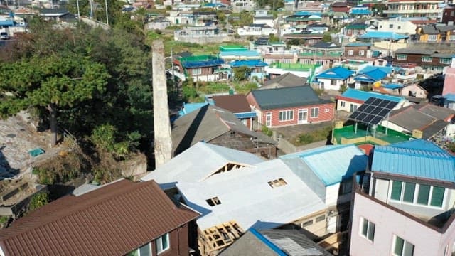 Residential complex with a collection of traditional houses