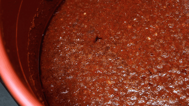 Gochujang in container