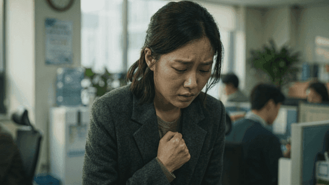 Women who are stressed in office