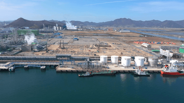 Industrial complex near the waterfront