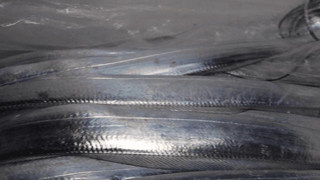 비닐봉지에 담긴 신선한 갈치