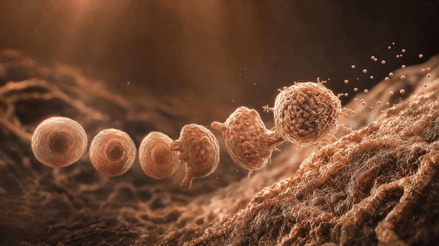 Microscopic observation of stem cell division