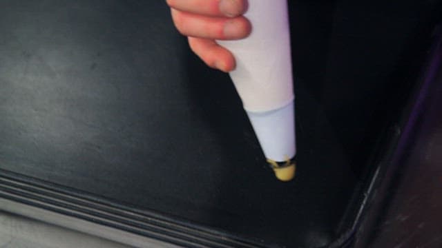 짤주머니로 제과 크림 준비