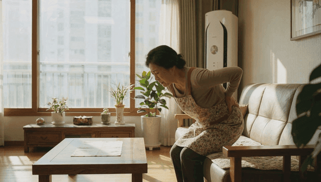 Women with back pain