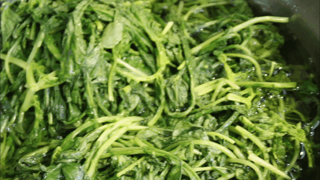 소금물에 절인 열무