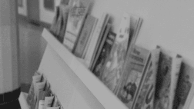 Books neatly arranged on a shelf