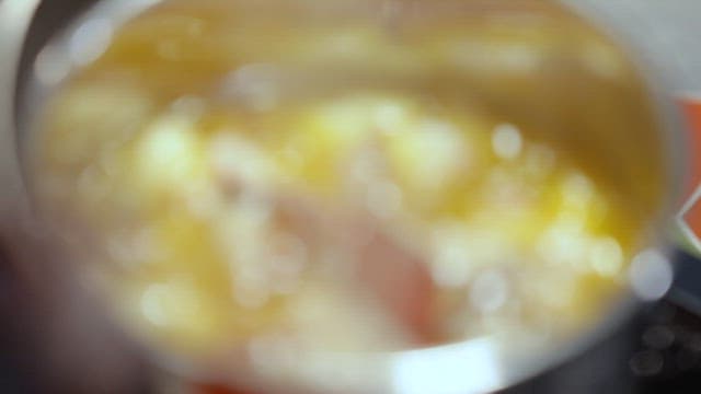 Octopus Dish Boiling in a Pot