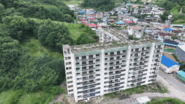 Old apartment in a rural village