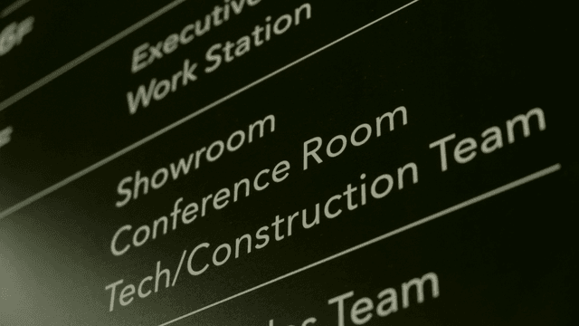 Office signs and room names
