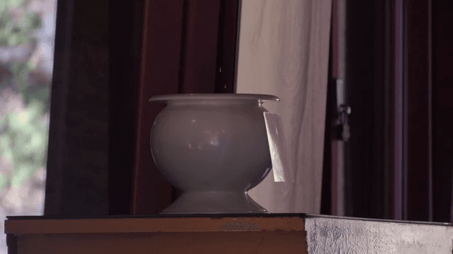 Porcelain on a wooden table