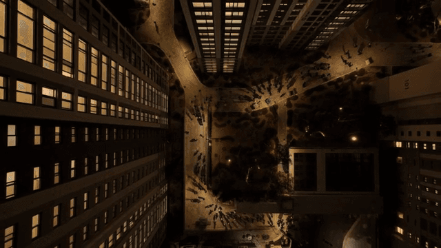 주거 단지의 야경