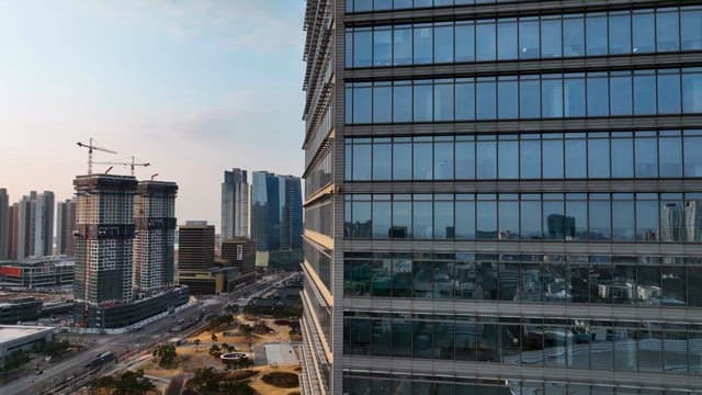 High-rise Buildings Reflecting the Cityscape