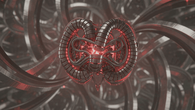 Symmetric mechanical core with intertwined coils