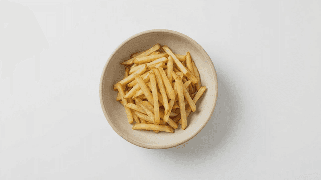 Bowl of crispy golden fries
