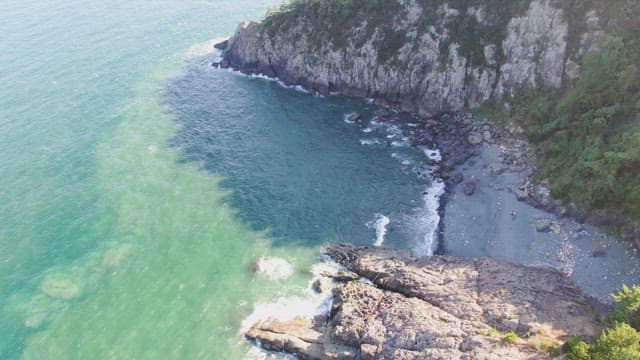 Scenic coastal view with cliffs and sea