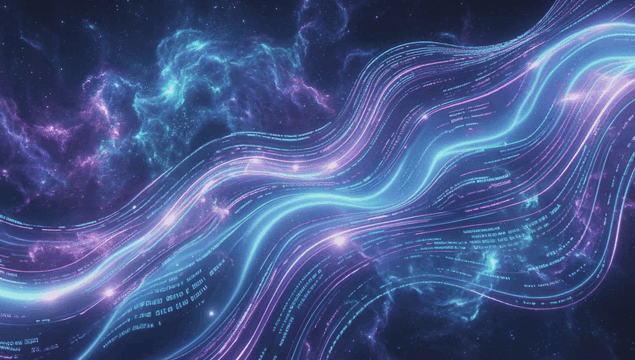 가상 공간에서 흐르는 디지털 스트림