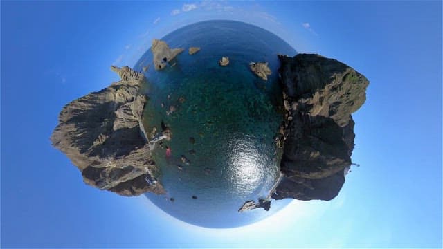 지구와 자연 지형 애니메이션