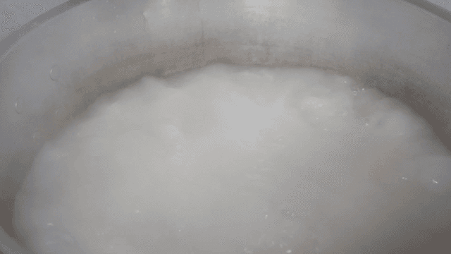 Broth boiling in pot