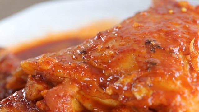 Spicy braised fish with rich sauce