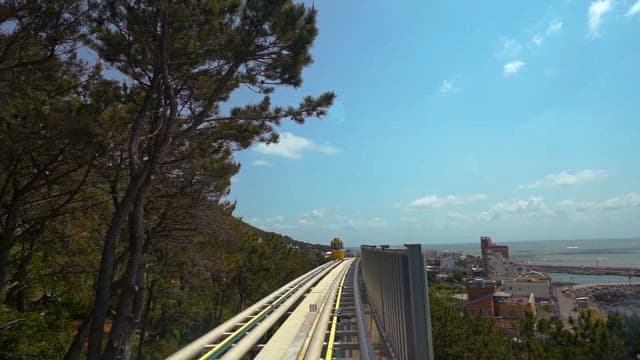 해안 모노레일을 타며 바라보는 전망