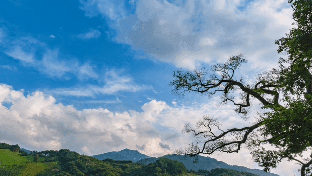 View of mountains and sky