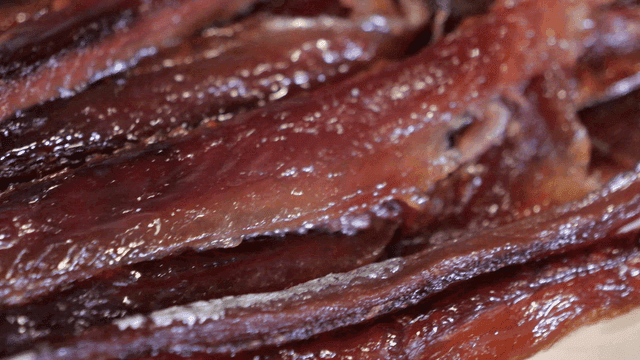Dried gwamegi placed on white plate