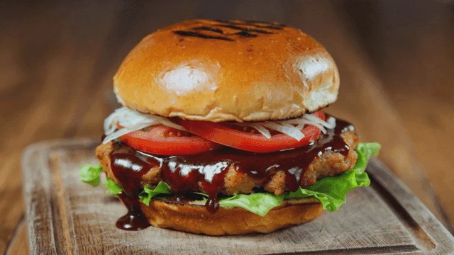 Juicy burgers made with fresh ingredients