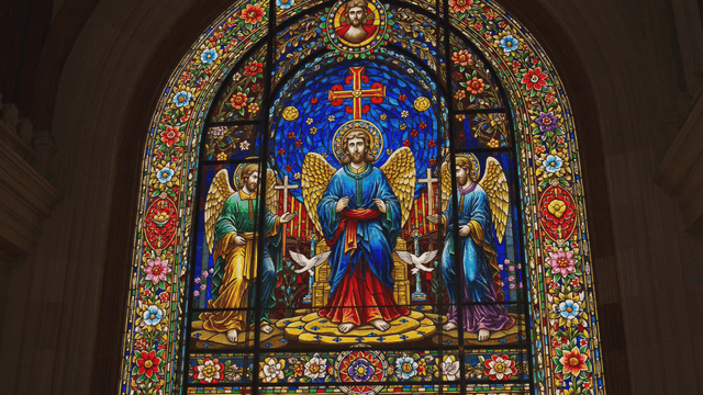 Cathedral's magnificent stained glass