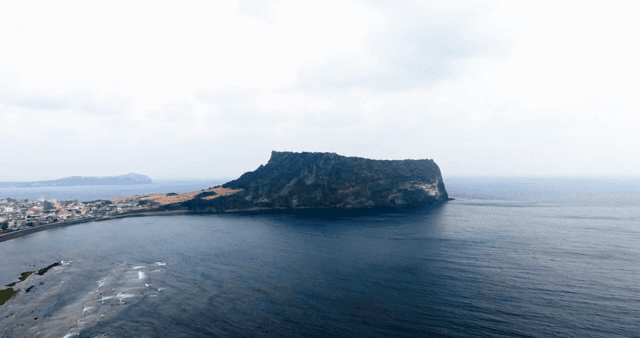 성산 일출봉의 경치