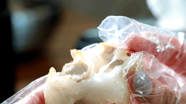 손을 찢어먹는 찹쌀 탕수육