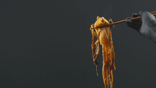 감자탕 시래기 한 젓가락