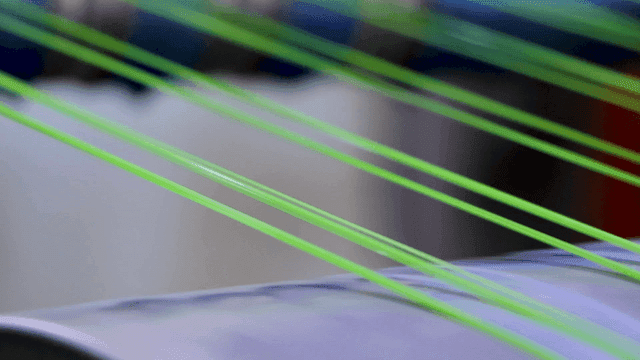 Green threads on rotating machine
