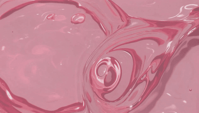 서로 충돌하는 핑크색 액체 텍스처