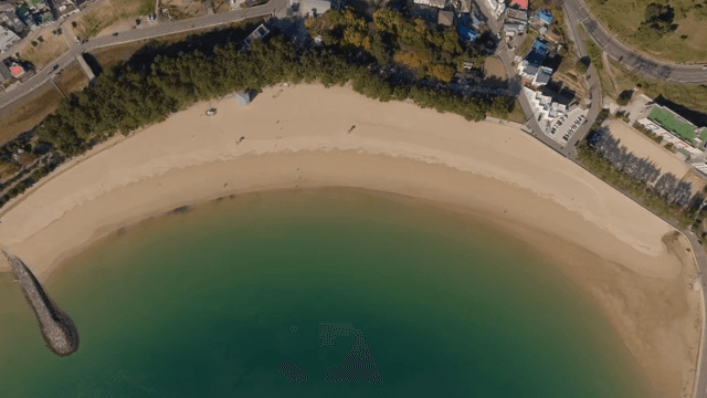 Tranquil emerald beach