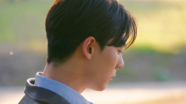 Man relaxing in the park