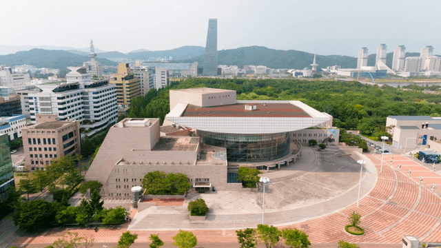 Modern architecture in city