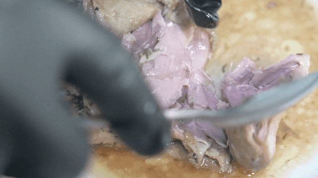 Sous vide meat that crumbles with spoon