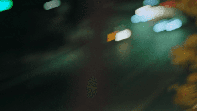 거미가 집을 지은 다리 밑 빠르게 달리는 차들이 있는 도로