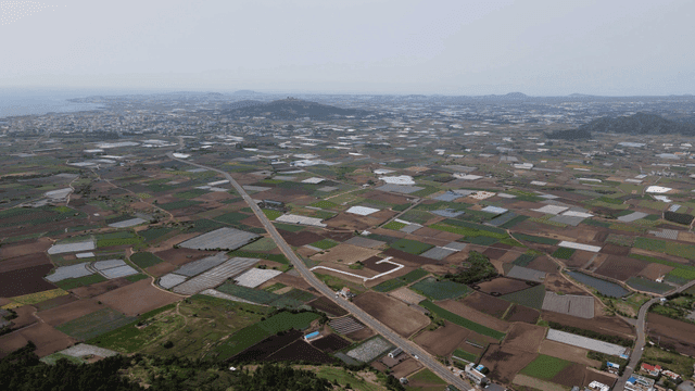 Farmland of various colors