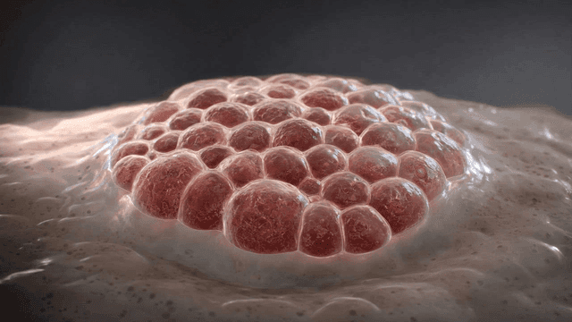 Close-up of skin texture with pores