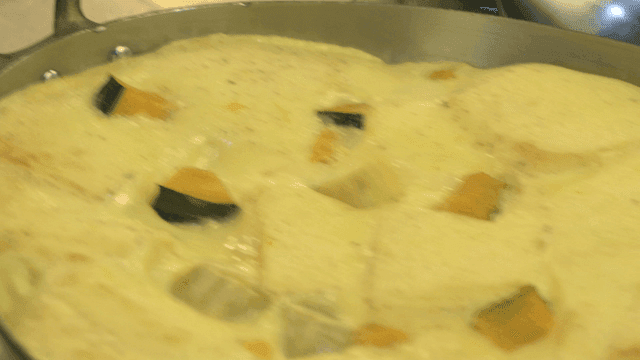 Pumpkin Cream in Pan