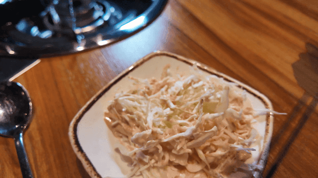 Cabbage salad with mayonnaise dressing
