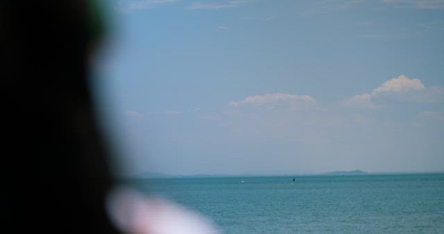 Serene Sea View with Clear Blue Sky